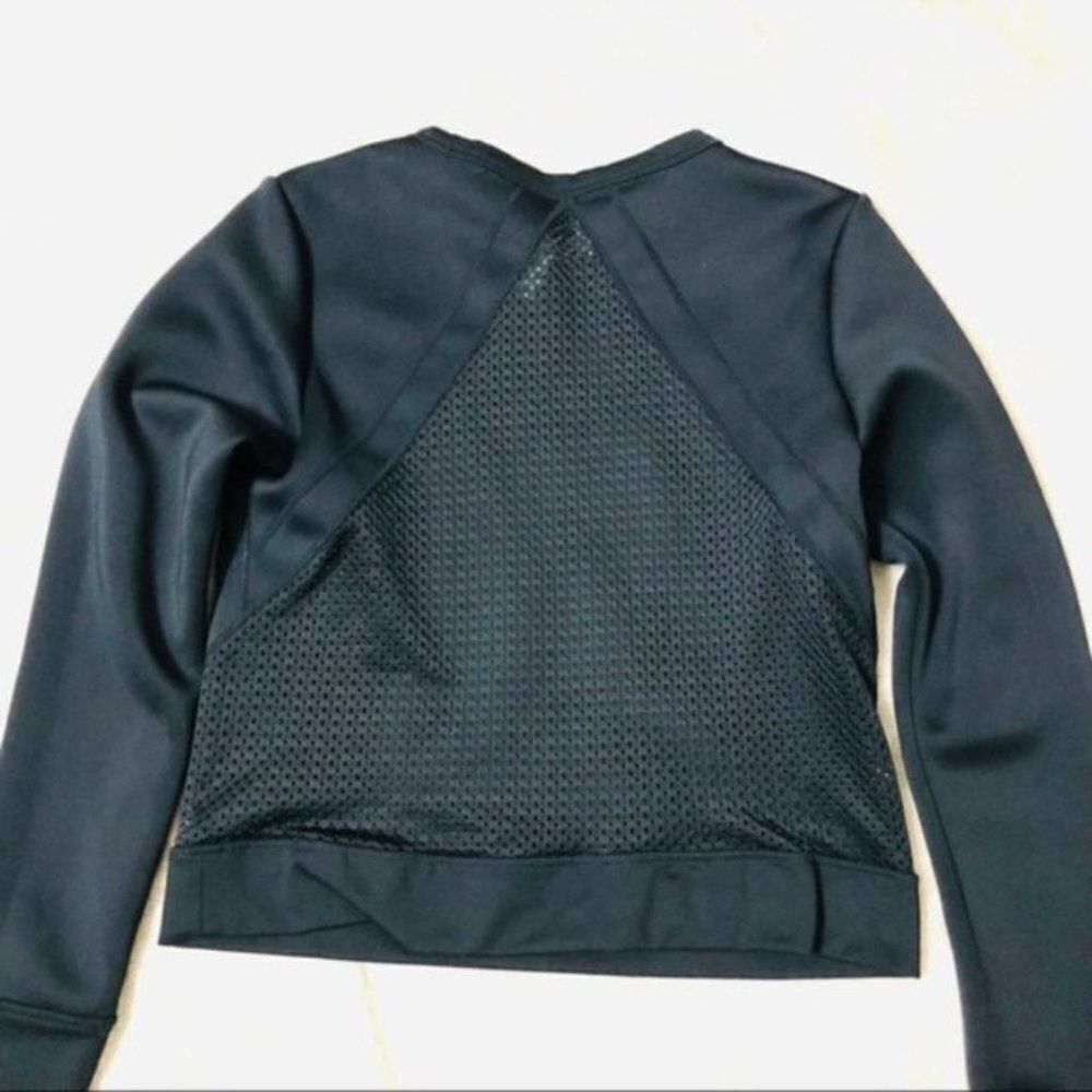 Fabletics Rory Mesh Back Pullover Sweatshirt Black - image 5